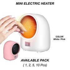 Mini Electric Heater Portable Desktop Winter Fan Air Heating Warmer Home Office