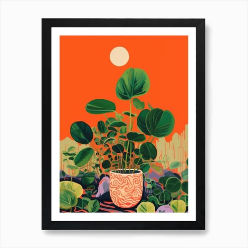 Boho plant painting - boho,