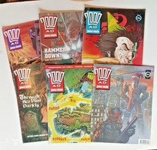 2000 AD 6 x magazines 1991