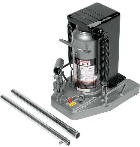 Jet ton hydraulic toe jack - 10-ton,