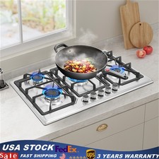 Gas Cooktop 5 Burners Built-in