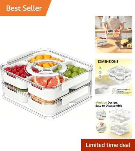 Transparent tier snack - snack, box