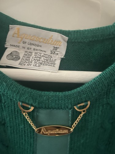 Aquascutum round neck green - aquascutum,