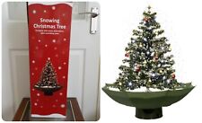 Lovely Musical Light Up Snowing Christmas Tree ? Umbrella Base Mains Operated