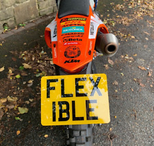 9x7" Flexible Show Number Plate Off Road Ktm Exc Enduro Motorcycle Flexi Plate™