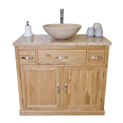 Bathroom vanity unit oak - bathroom,