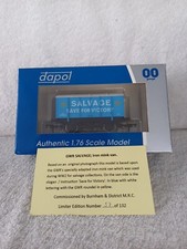 DAPOL GWR SALVAGE IRON MINK VAN LIMITED EDITION Model OO Gauge 
