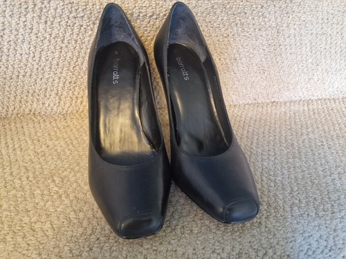 Barratts black square toe - black,