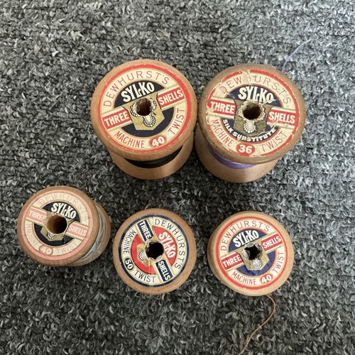 Vintage wooden sylko cotton - sylko,