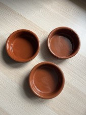 3 X Terracotta Ramekin Dishes