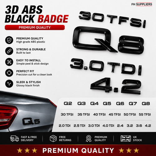 Car boot abs - 3d, black