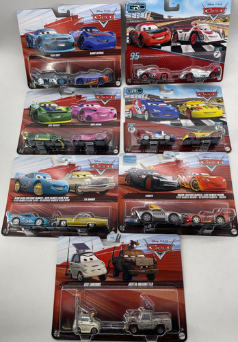 Cars lot 2025 mattel - x,