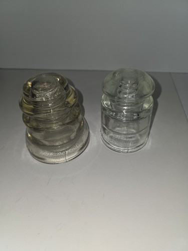 Two glass telephone pole - two,