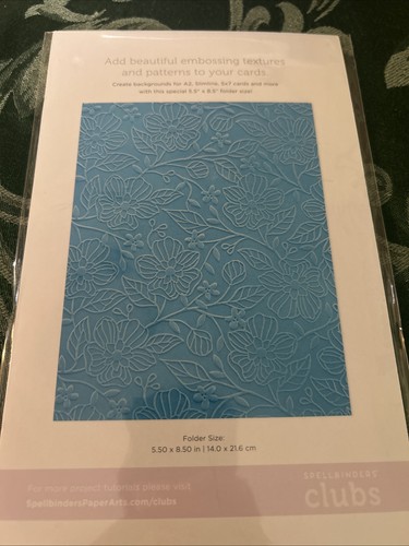 Spellbinders embossing folder - spellbinders,
