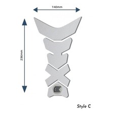 Eazi-Grip PRO Centre Tank Pads (C) Clear Honda CB900 Hornet 2001 - 2007