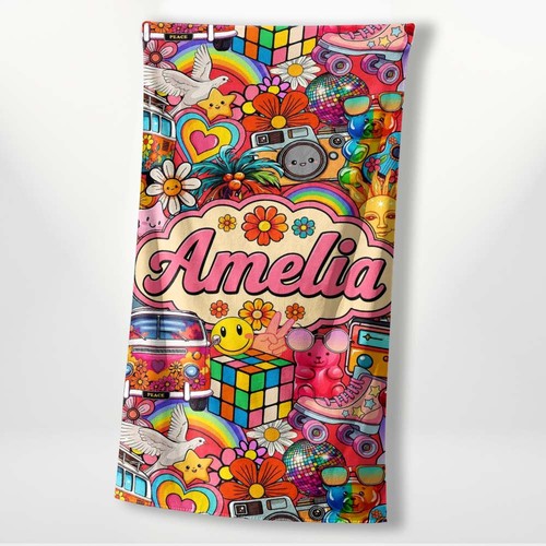 Personalised name beach bath - name,