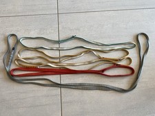5 Assorted 22KN Climbing Strap Sling Swing Used