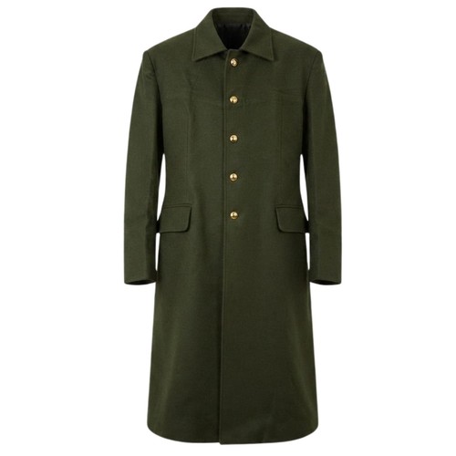 Men military green wool - military,