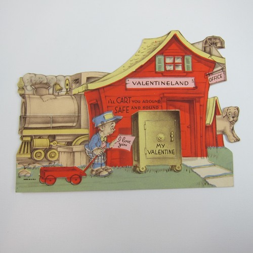 Vintage valentine card - vintage,