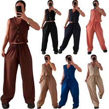 Womens V Neck Co-Ord Set