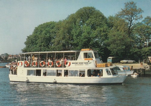 Postcard waveney river tours - postcard,