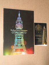 Bette Midler 2009 Royal Variety Programme + Ticket (Lady Gaga/Miley Cyrus/Lulu)