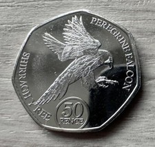 2023 ISLE OF MAN 50p - PEREGRINE FALCON