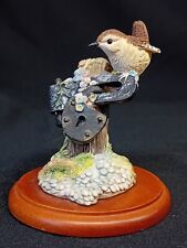 Border Fine Arts 'Wren On Gate Hasp' Figurine. 541605. Russell Willis. 4" Tall.