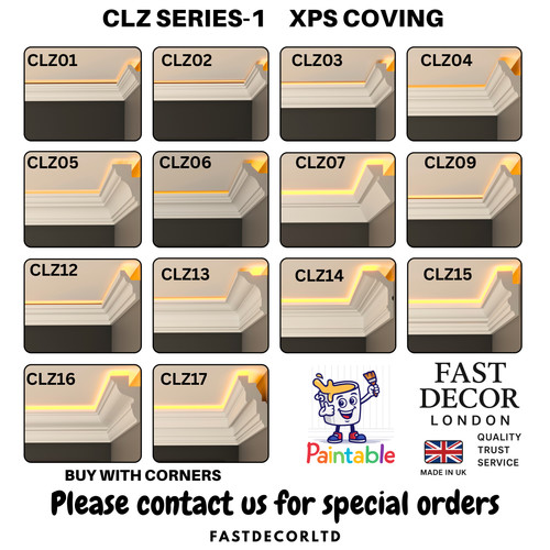 Premium coving cornice - premium, molding
