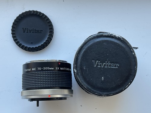 Vivitar 205mm 2x matched - vivitar, 75-205mm