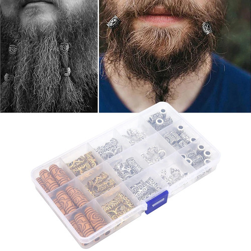 Viking hair beads - hair, braid