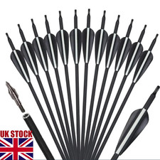 12PK Archery 30" Carbon Arrows