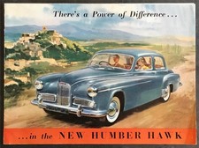 HUMBER HAWK Car Sales Brochure