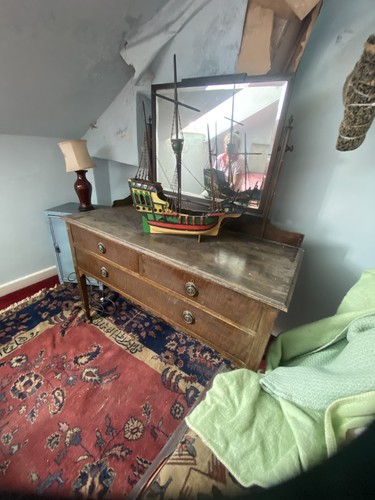 Vintage dresser with mirror - dresser,