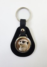 Meerkat On A Leather Fob
