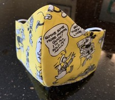 Three-layer Face Mask (100% cotton) Medium Adult Mickey Mouse, With Nose Wire