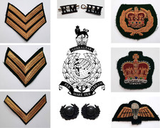 Royal Marines Insignia British RM Lovat Uniform No5 Assorted Rank Badges Patches