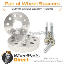 Wheel Spacers (2) & Bolts 20mm