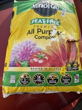 Miracle-Gro PEAT FREE Premium All Purpose Compost, 50 Litres,Brown