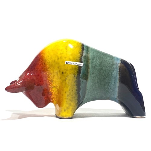 Otto keramik bull multicolour - keramik,