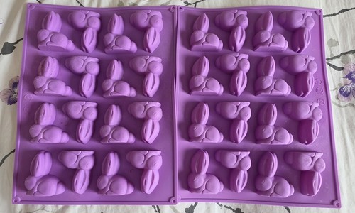 Two rabbit moulds - two, chocolate