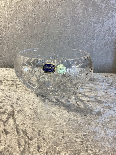 Vintage bohemia crystal fruit - crystal,
