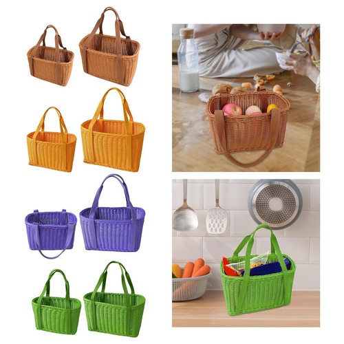 Imitation rattan basket - rattan,