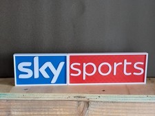 Sky Sports Sign 3D Mancave