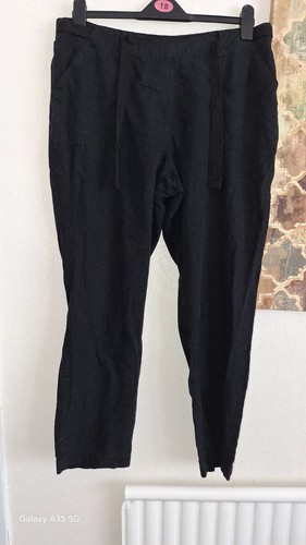 Women part linen - part, black