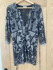 Marks & Spencer Per Una Black Mix Top/Kaftan Size 14