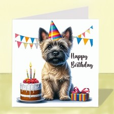 Cairn Terrier Dog Birthday