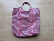 Kim Kardashian Pink Animal / Snakeskin Print PVC Beach / Tote Bag