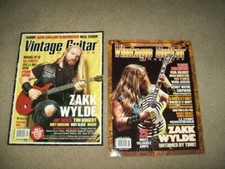 2 VINTAGE GUITAR 05-11 Blues Metal ROCK Fender ZAKKE WYLDE Strat PEAVY Marshall