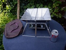 Stainless Steel Foldable Portable BBQ in Carry Bag